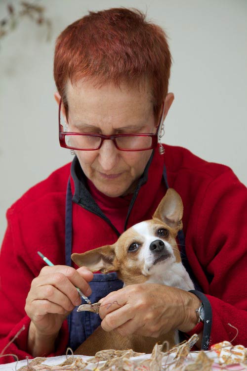 Lisa and Chula in Studio